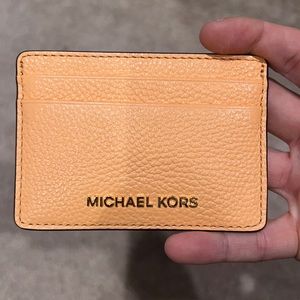 Orange Michael kors wallet